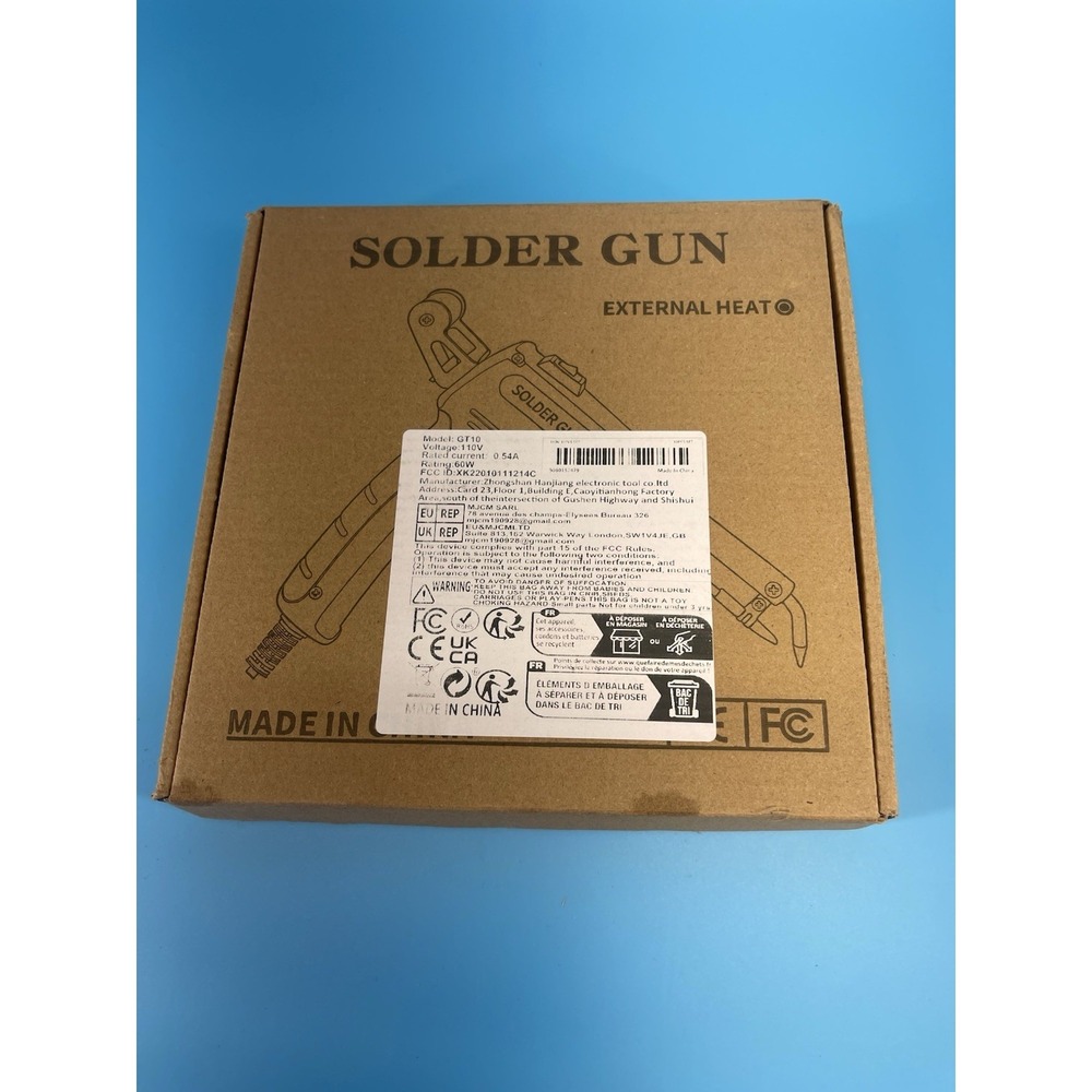 60W Solder Gun‎ GT10 110V Electric Soldering Tool External Heat